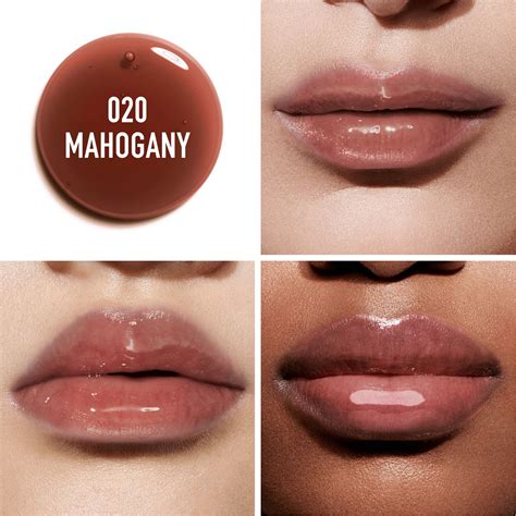 dior mahogany lip glow.